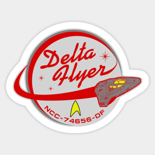 Delta Flyer Patch Sticker